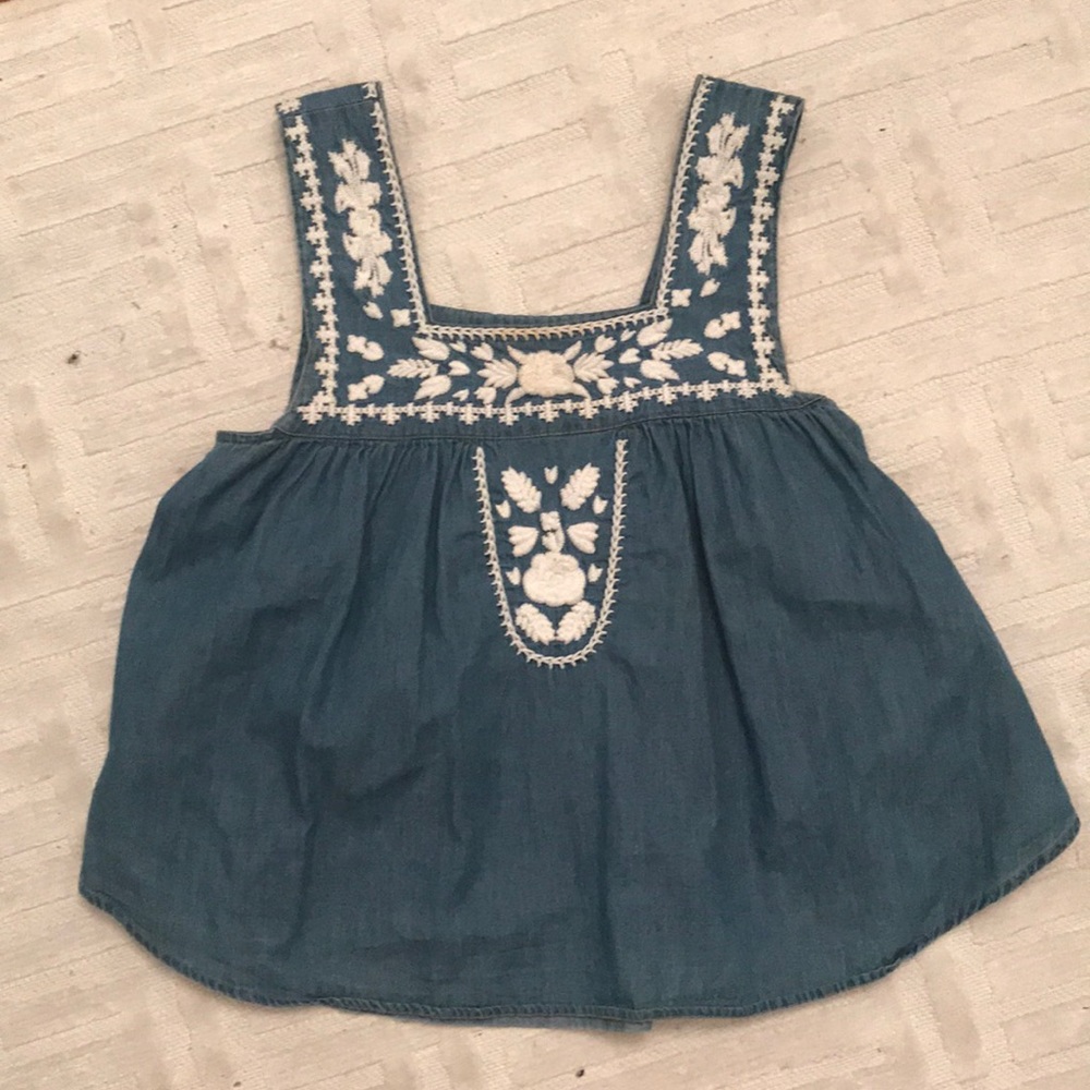 Lovers + Friends chambray top
